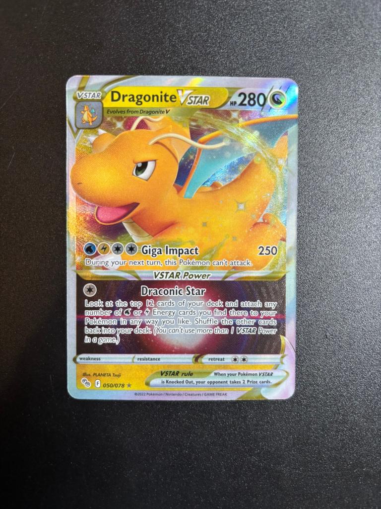 Dragonite VSTAR (PGO 050), Ophalen of Verzenden, Zo goed als nieuw