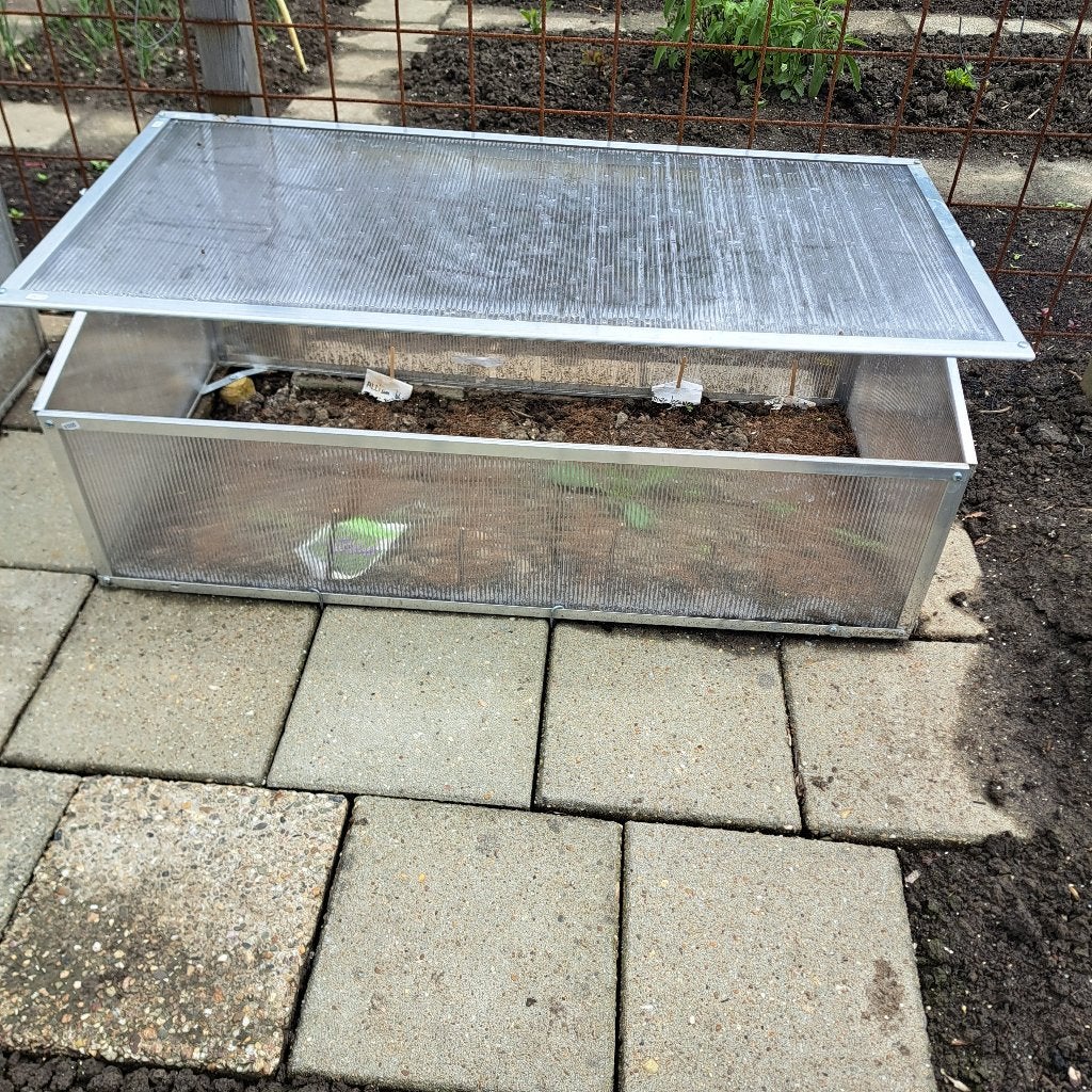 Kweekkas z.g.a.n., Tuin en Terras, Kassen, Zo goed als nieuw, Kweekkas, Aluminium, Polycarbonaat, Ophalen