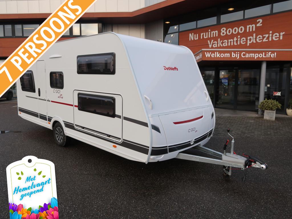 Dethleffs C'Go UP 525 KR STAPELBED + HEFBED, Caravans en Kamperen, Caravans, Schokbreker, Treinzit, Meer dan 6, Dwarsbed
