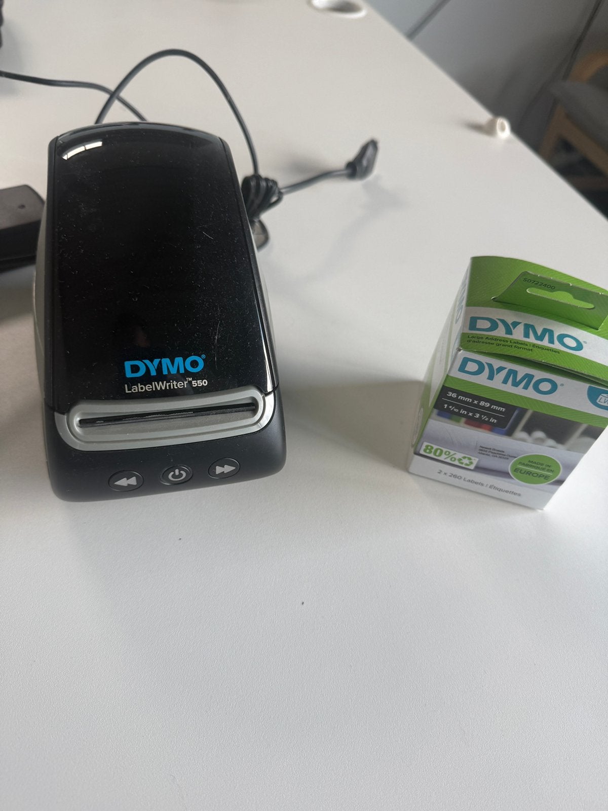 Dymo labelwriter 550 incl labels, Ophalen of Verzenden, Zo goed als nieuw