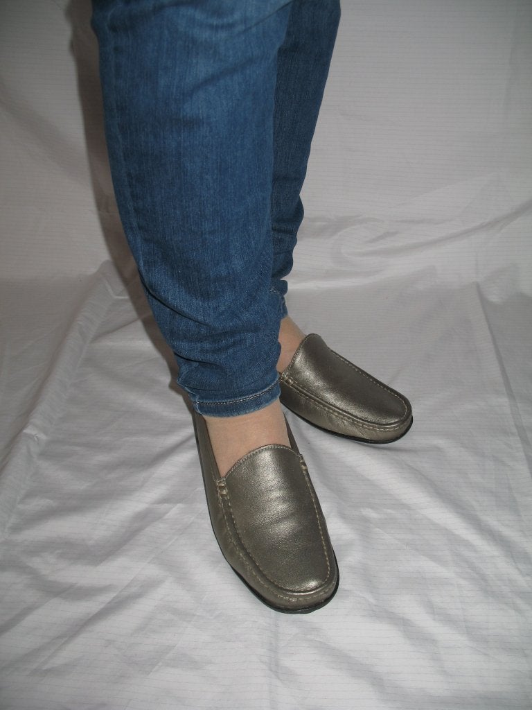 Beegle Leren Mocassins schoenen Mt. 39 Brons/Goudkleur, Ophalen, Nieuw, Overige kleuren