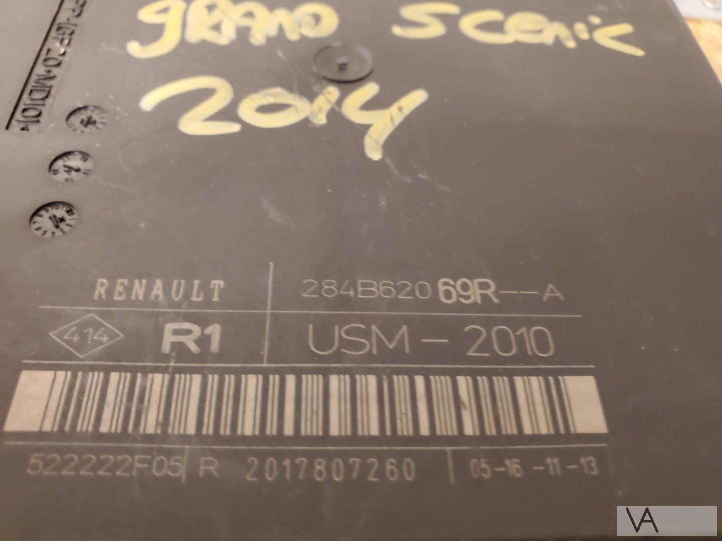 Renault Megane/ Scenic 2009-2015 zekeringkast USM 284b62069r, Gebruikt, -, Renault, -