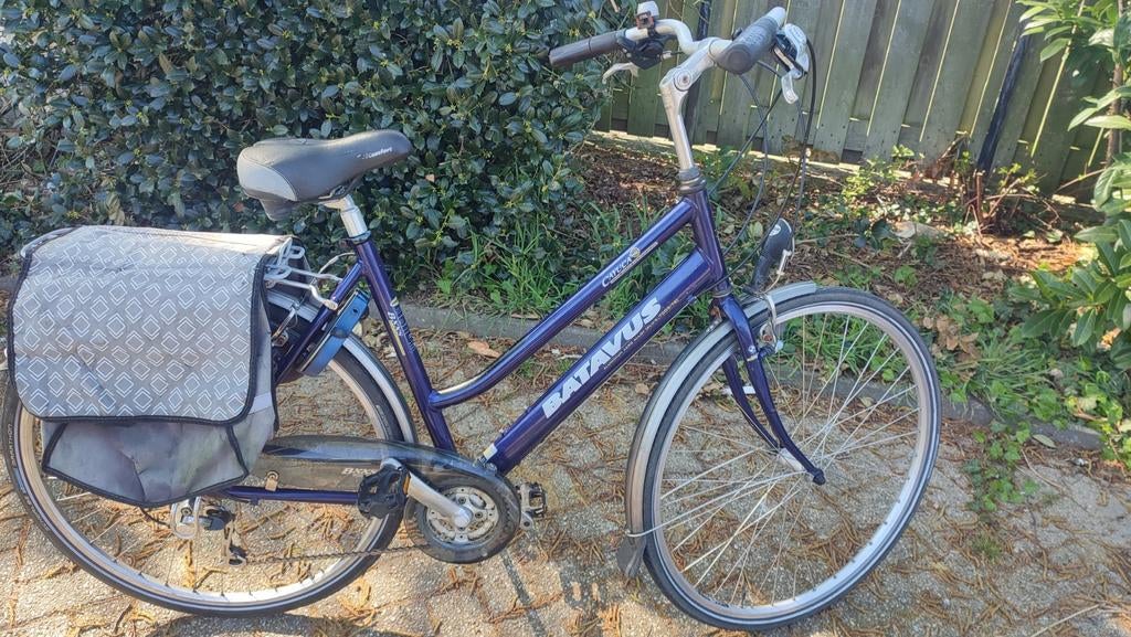 Batavus dames fiets 28inch, Ophalen, Gebruikt, Velgrem, 47 tot 50 cm