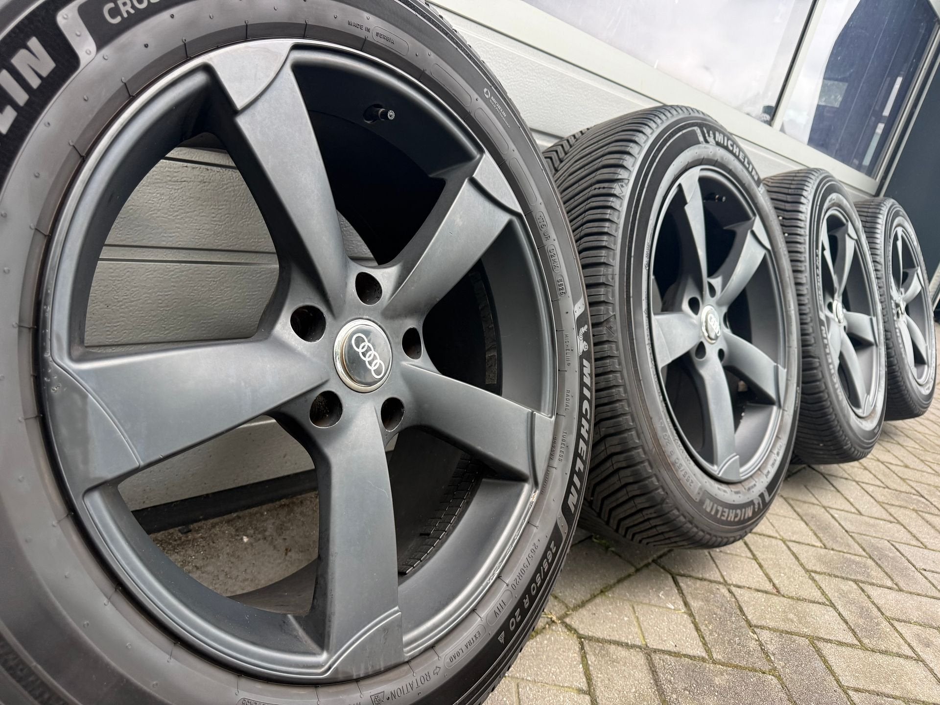 20” Audi Q7 SQ7 4L Volkswagen Touareg velgen Michelin banden, Auto-onderdelen, Gebruikt, -, 265 mm, -
