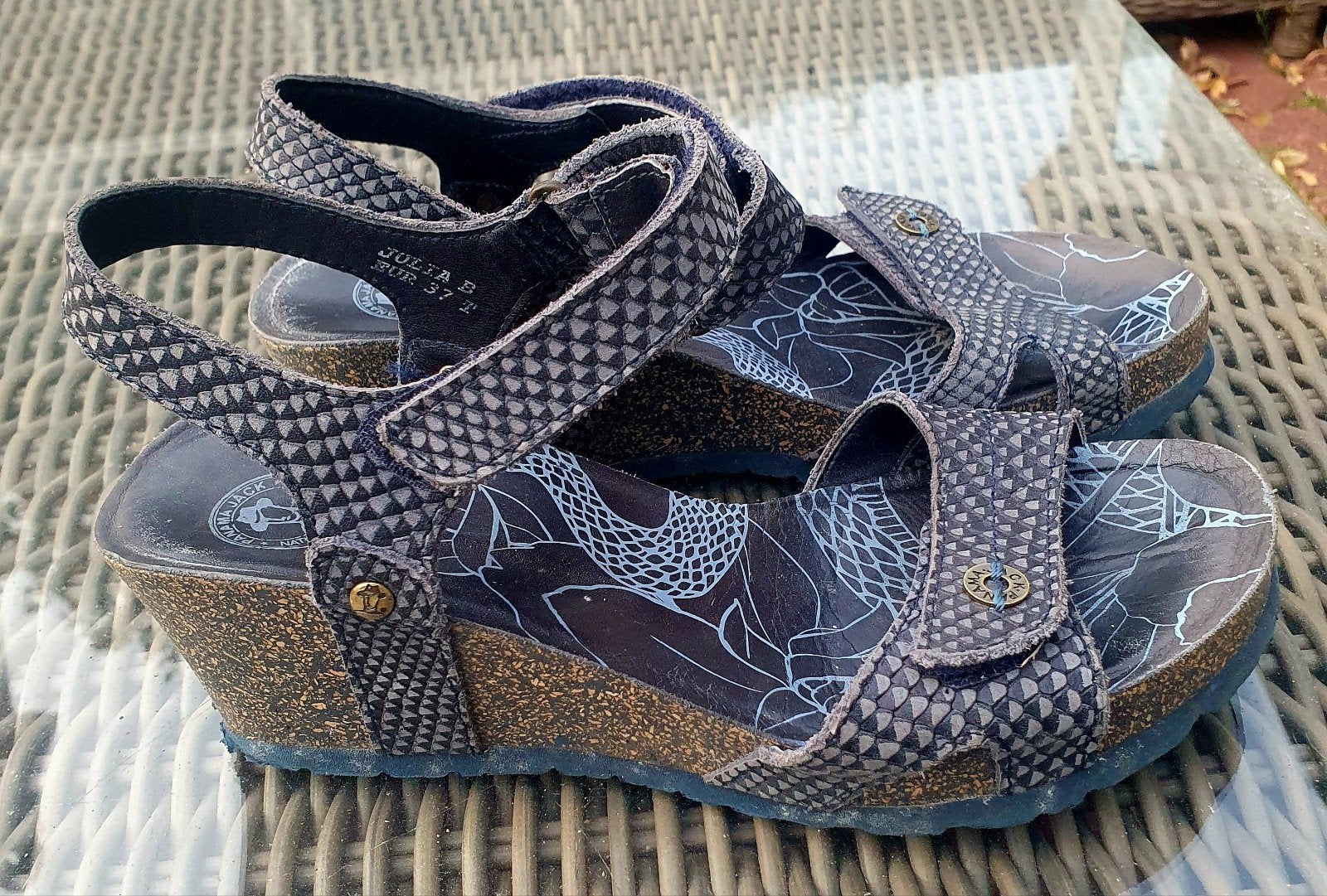 Panama Jack sandalen Julia maat 37 blauw, Blauw, Panama Jack, Gedragen, Sandalen of Muiltjes