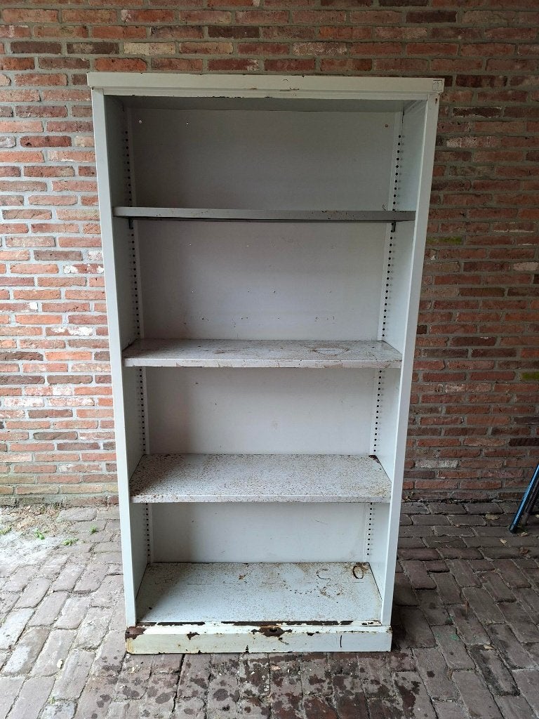 Degelijke metalen stellingkast, voorraadkast, opbergkast!, Ophalen, Gebruikt