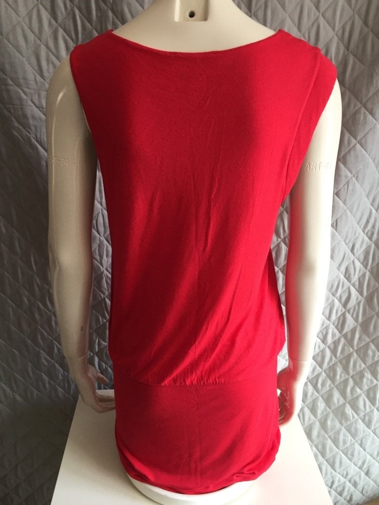 Supertrash Derange jurk L (2B23), Tweedehands verkoop, Ophalen of Verzenden, Boven de knie, Rood