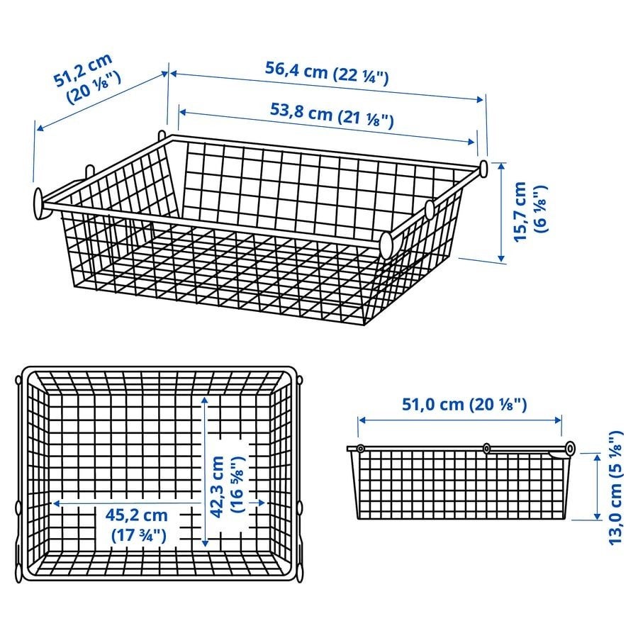 Ikea Metod Hjälpa draadmanden met uittrekrail (2 stuks), Ophalen, Gebruikt