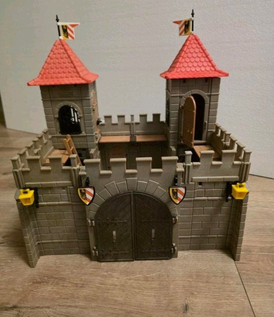 Playmobil kasteel 3356 ridder kasteel vintage met trap, Kinderen en Baby's, Speelgoed | Playmobil, Ophalen of Verzenden, Gebruikt