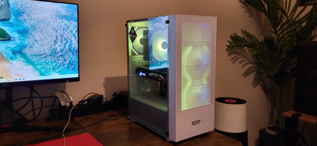 Budget Gaming PC / i5 8600k / RX 480 8GB /, Computers en Software, Desktop Pc's, Refurbished, 3 tot 4 Ghz, HDD, SSD, 16 GB, Met videokaart
