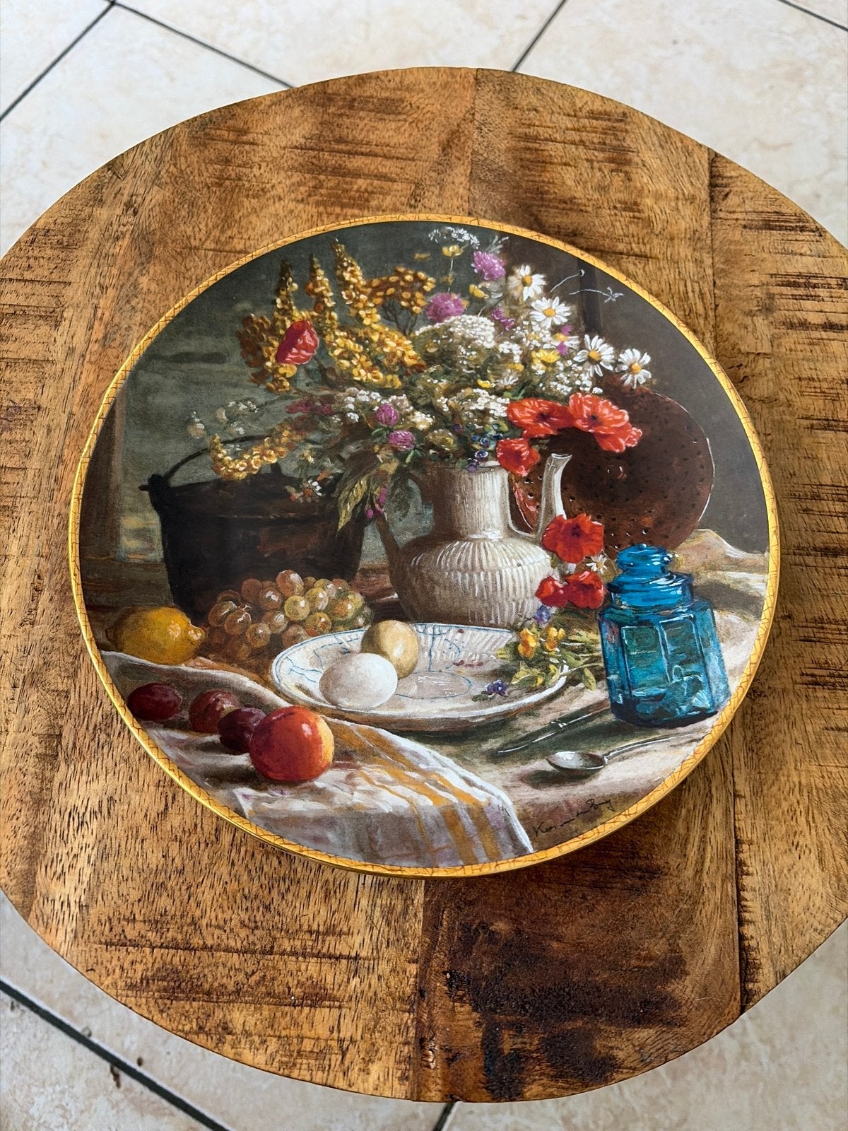 Royal Mosa 'Ochtend Stilleven' wandbord - Kees van den Berg, Antiek en Kunst, Ophalen