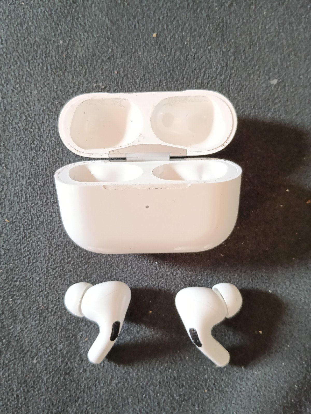 Apple AirPods Pro (1e generatie) met oplaadcase, Audio, Tv en Foto, Koptelefoons, In-ear, Gebruikt, Ophalen of Verzenden, Wit