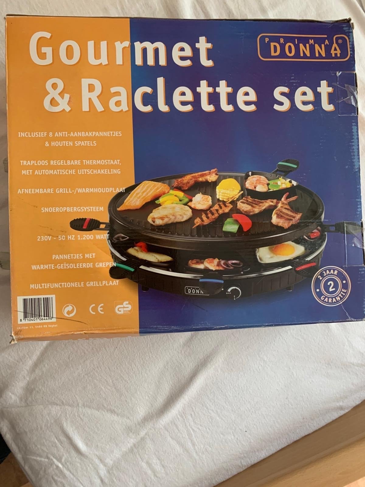 Gourmet & Raclette set - Donna, Witgoed en Apparatuur, Ophalen of Verzenden, Nieuw