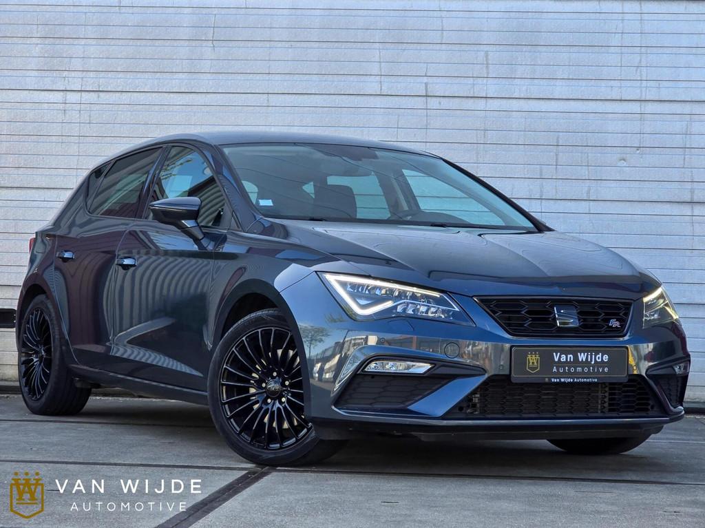 SEAT LEON 2.0 TSI FR|AUTOMAAT|CRUISE|CARPLAY|SFEER, Gebruikt, 1984 cc, Leon, Leder en Stof