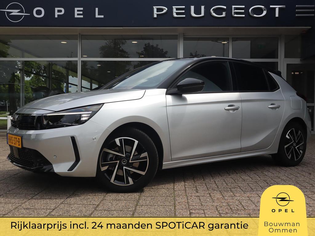 Opel Corsa GS Hybrid Turbo 110pk eDCT automaat, Rijklaarprij, Auto's, Opel, Automaat, Gebruikt, 1199 cc, Bedrijf