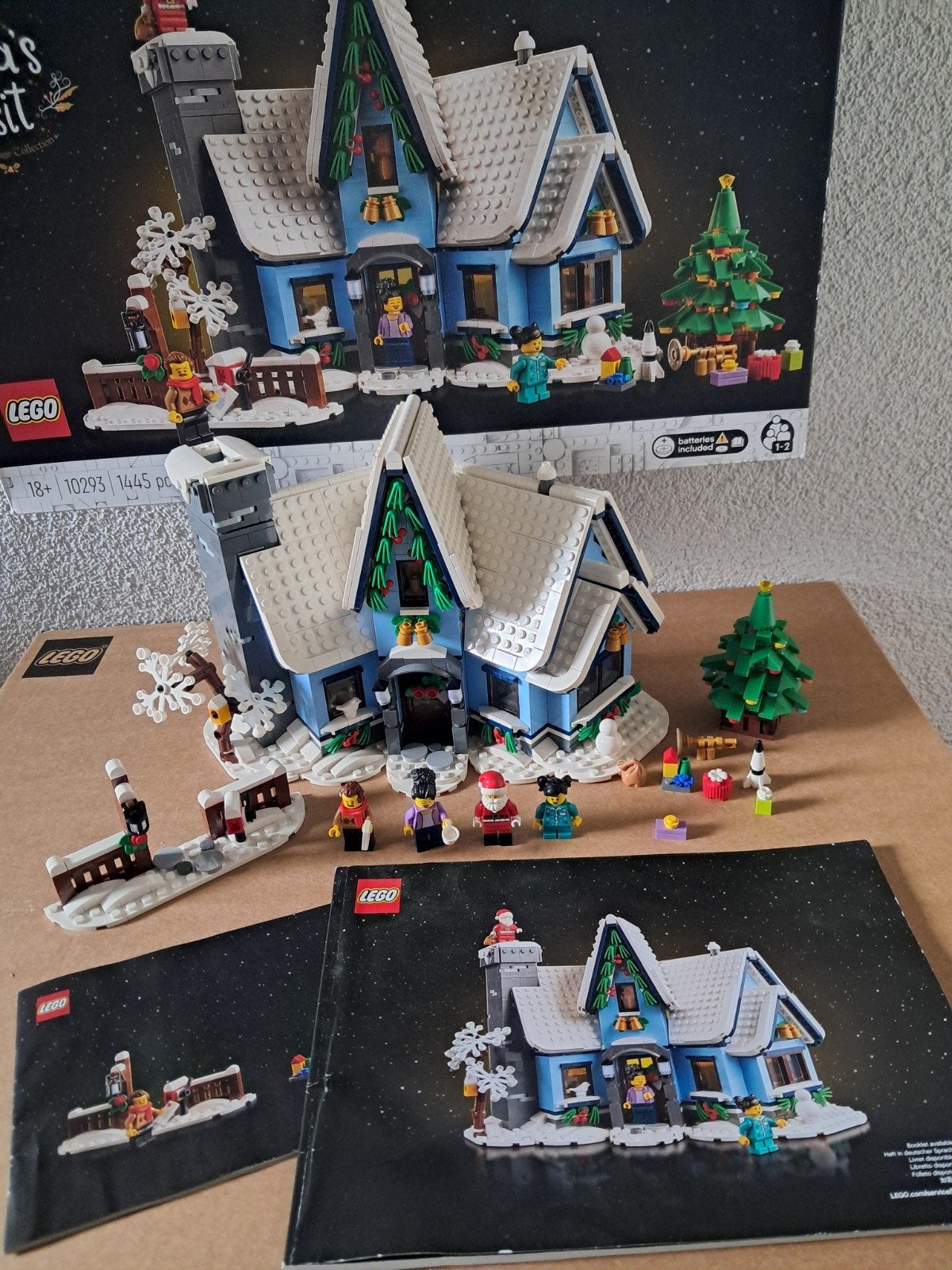 Lego icons 10293 - Bezoek van de kerstman, Lego, Ophalen of Verzenden, Zo goed als nieuw, Icons