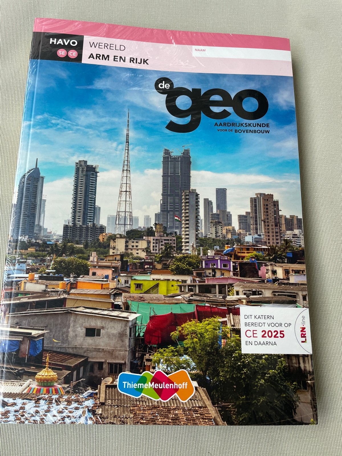 De Geo Aardrijkskunde Havo - 3 Nieuwe Boeken in Verpakking, Ophalen of Verzenden, Nieuw, HAVO, Aardrijkskunde