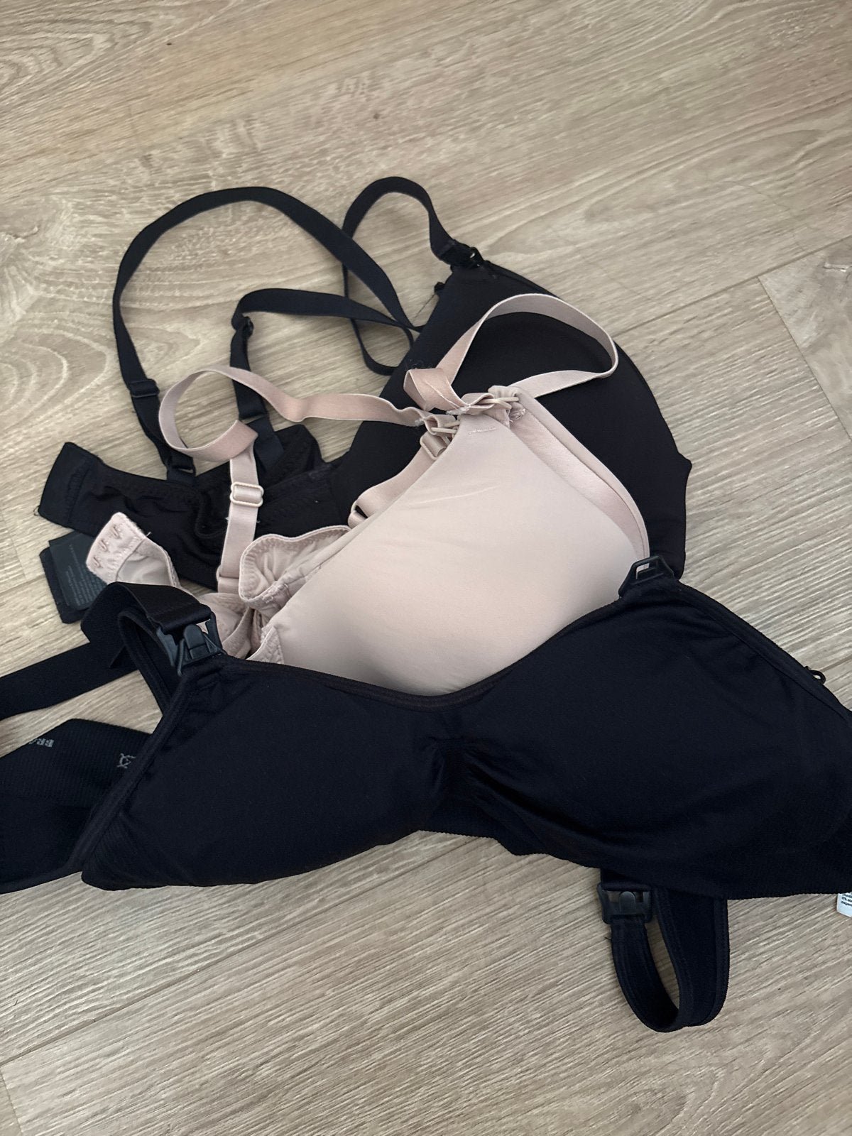 Voedingsbeha’s - 3 stuks (prenatal en h&m) / 75B, Ophalen of Verzenden, Zwart, BH
