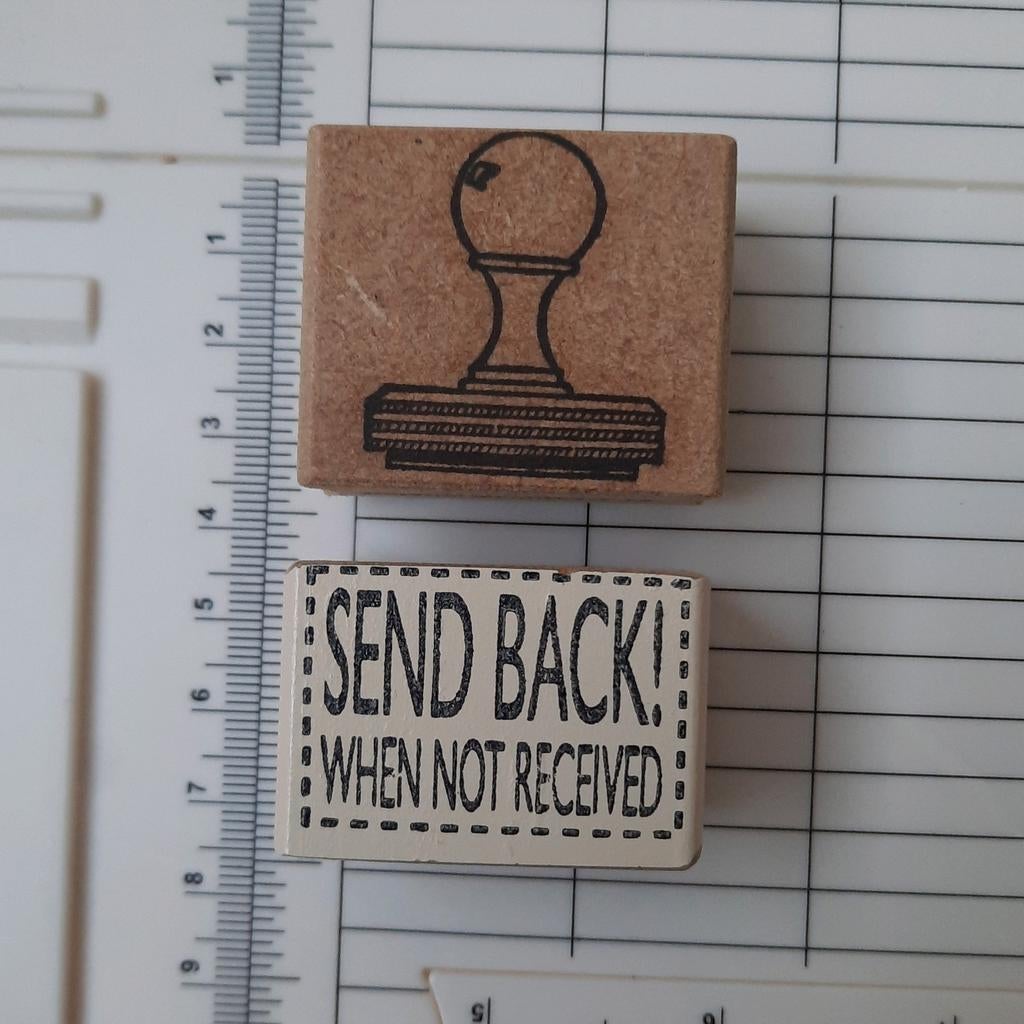 Coppernote stempel Post stempel en stempel, Hobby en Vrije tijd, Ophalen of Verzenden, Zo goed als nieuw, Houten stempel