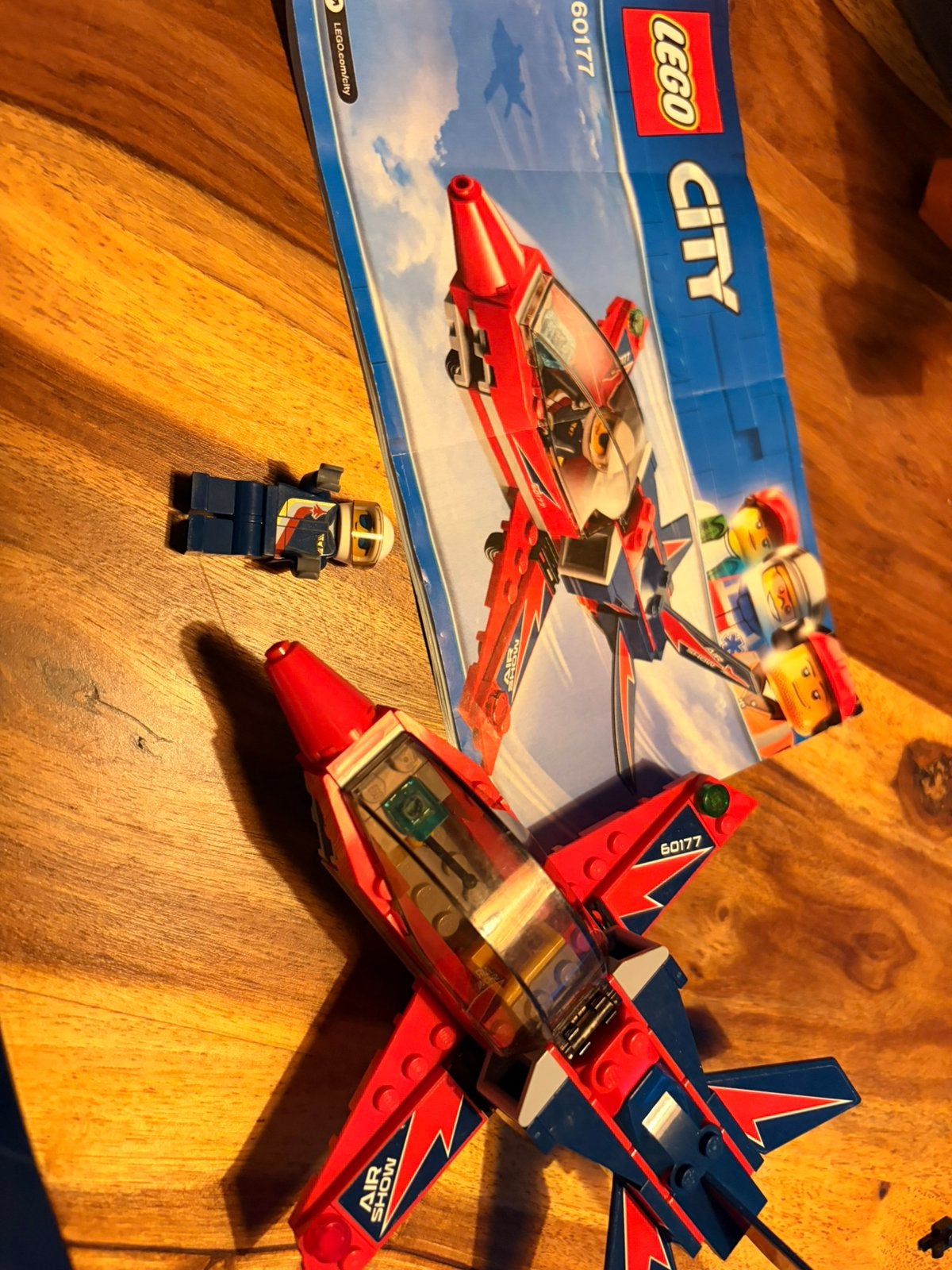 Lego City 60177 Straaljager met piloot, City, Lego, Ophalen of Verzenden, Zo goed als nieuw