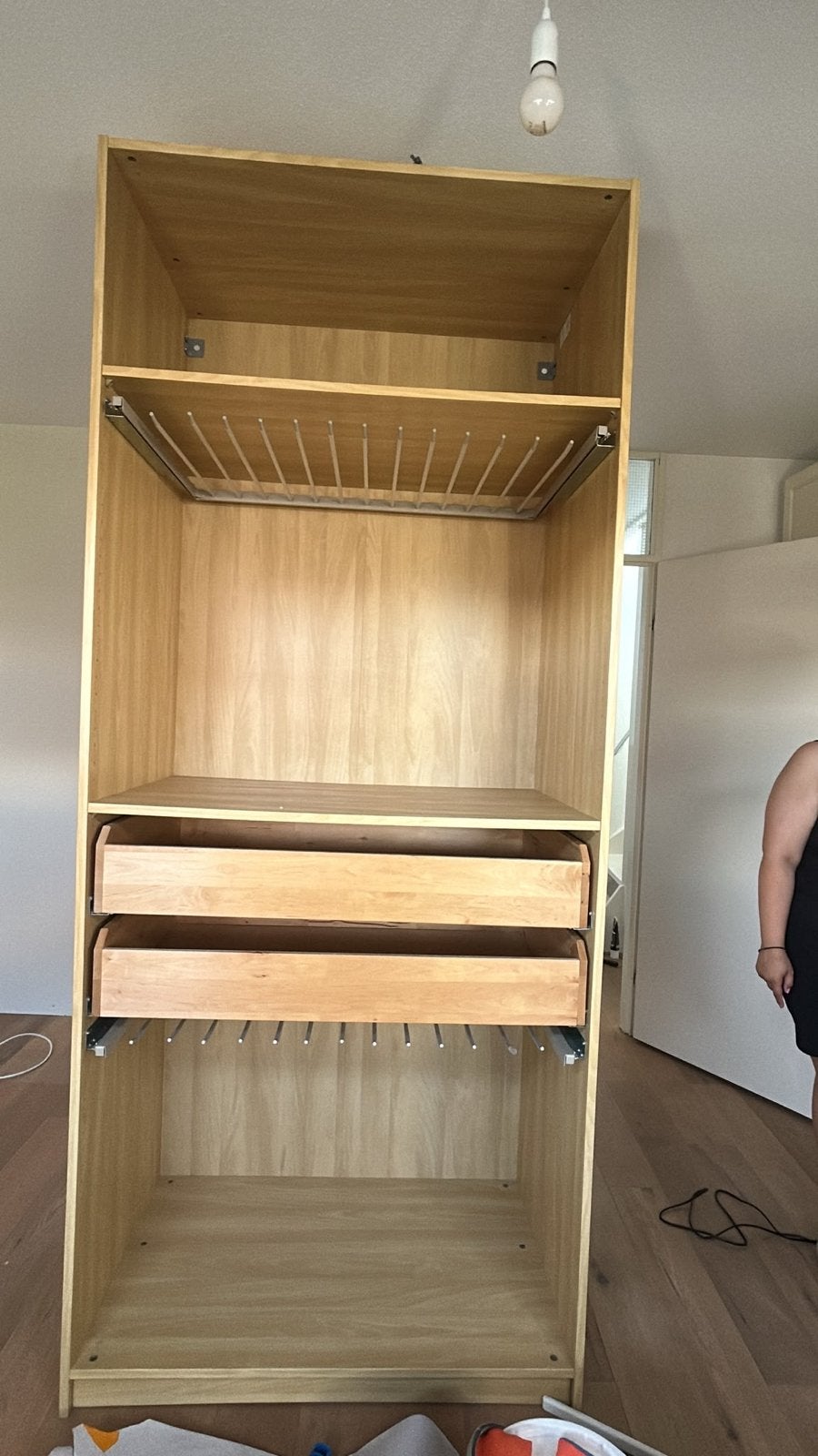 IKEA Pax kast interieur: 2 lades, 2 broekhangers, 2 planken, Huis en Inrichting, Ophalen, Gebruikt, 200 cm of meer, 50 tot 100 cm
