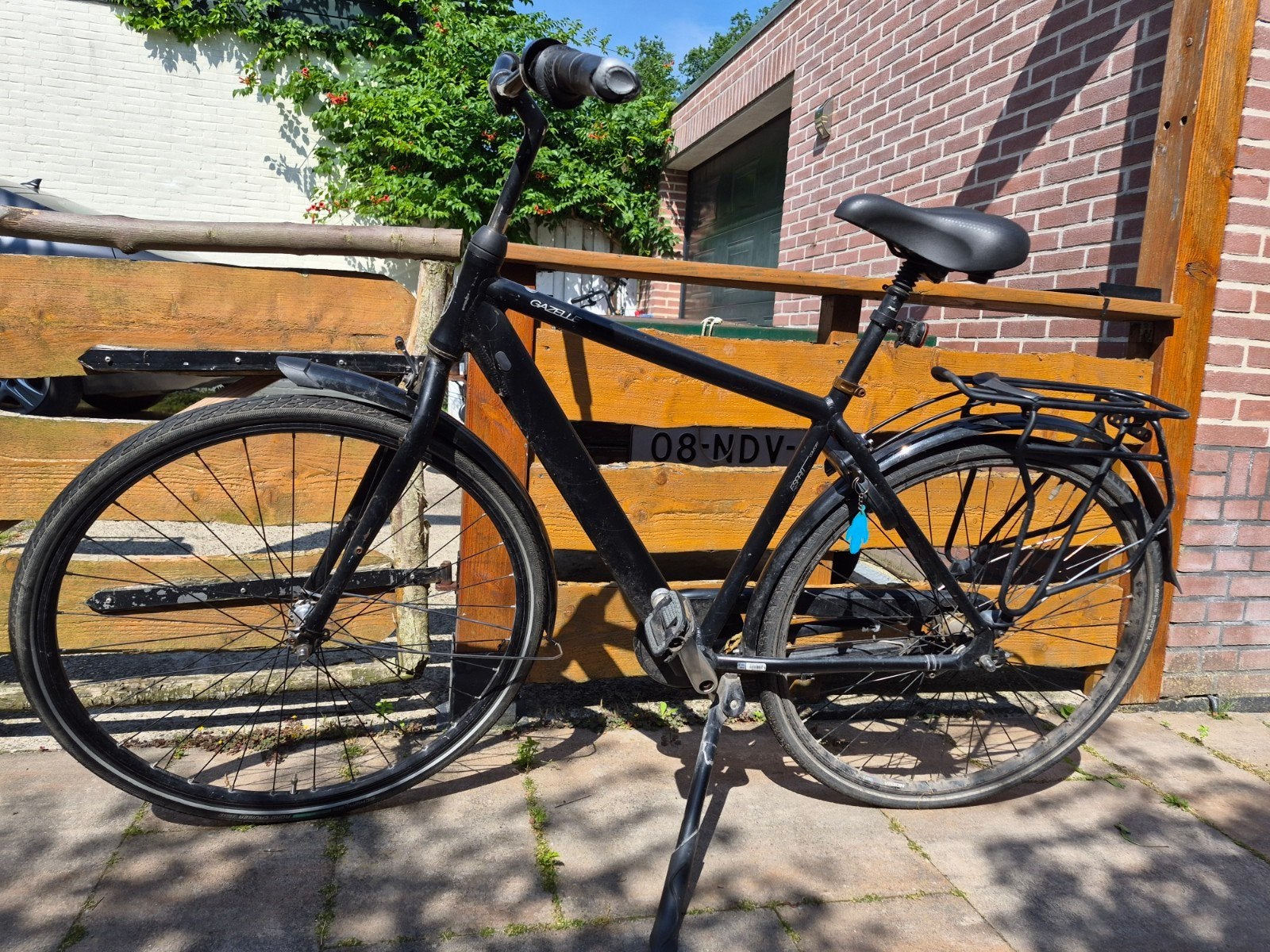 mannen/jongensfiets zwart Gazelle Espirit comfort, Ophalen, Gebruikt, Versnellingen, 49 tot 53 cm