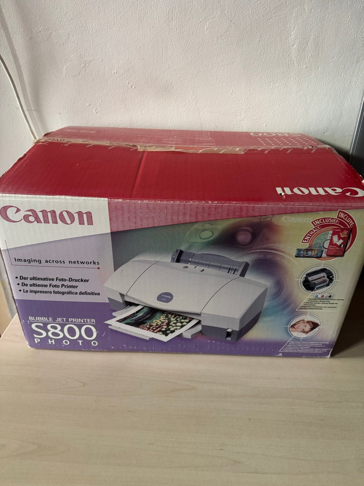 Canon Bubble Jet Printer S800 Photo - Nieuw in doos, Computers en Software, Printers, Ophalen, Fotoprinter, Inkjetprinter, Nieuw