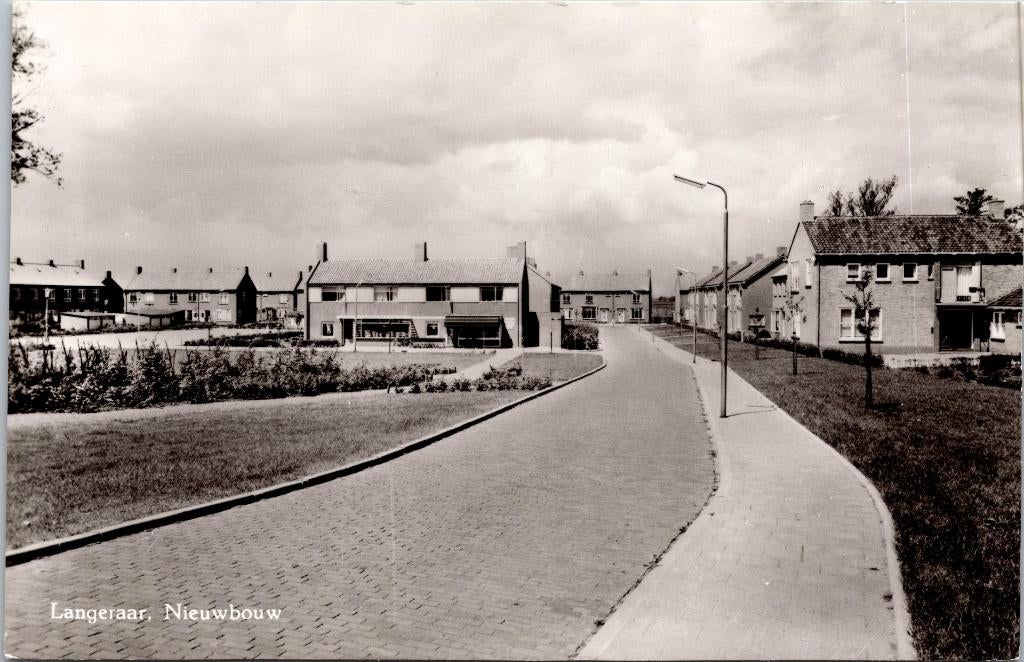 Langeraar - Nieuwbouw, Verzamelen, Verzenden, 1960 tot 1980, Ongelopen, Zuid-Holland