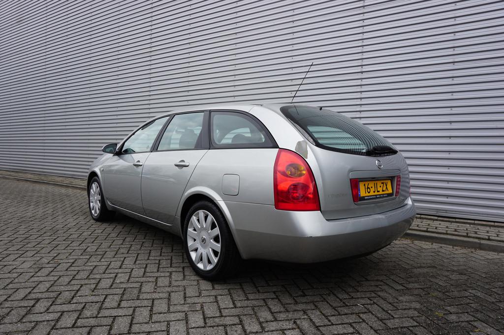Nissan Primera Estate 1.8 Tekna Airco / Navi / Elektr. ramen, Voorwielaandrijving, Stof, Gebruikt, 4 cilinders