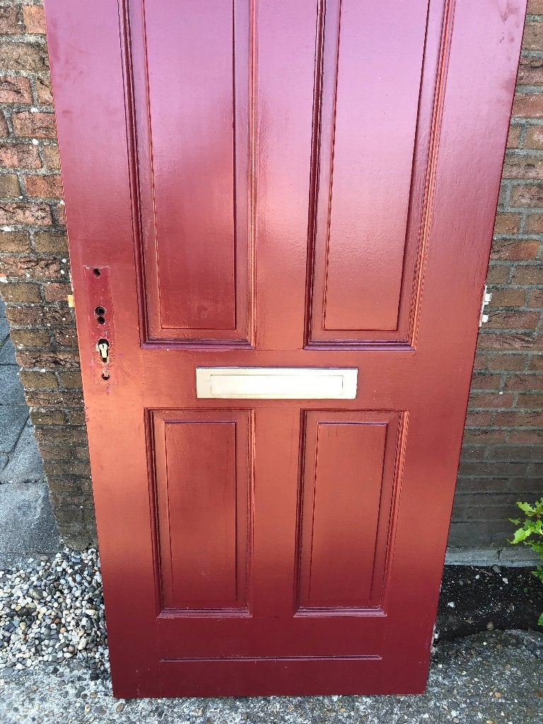 | hardhouten dichte buitendeur| Voordeur| 211,5 X 83|, Ophalen, Gebruikt, 80 tot 100 cm, Buitendeur