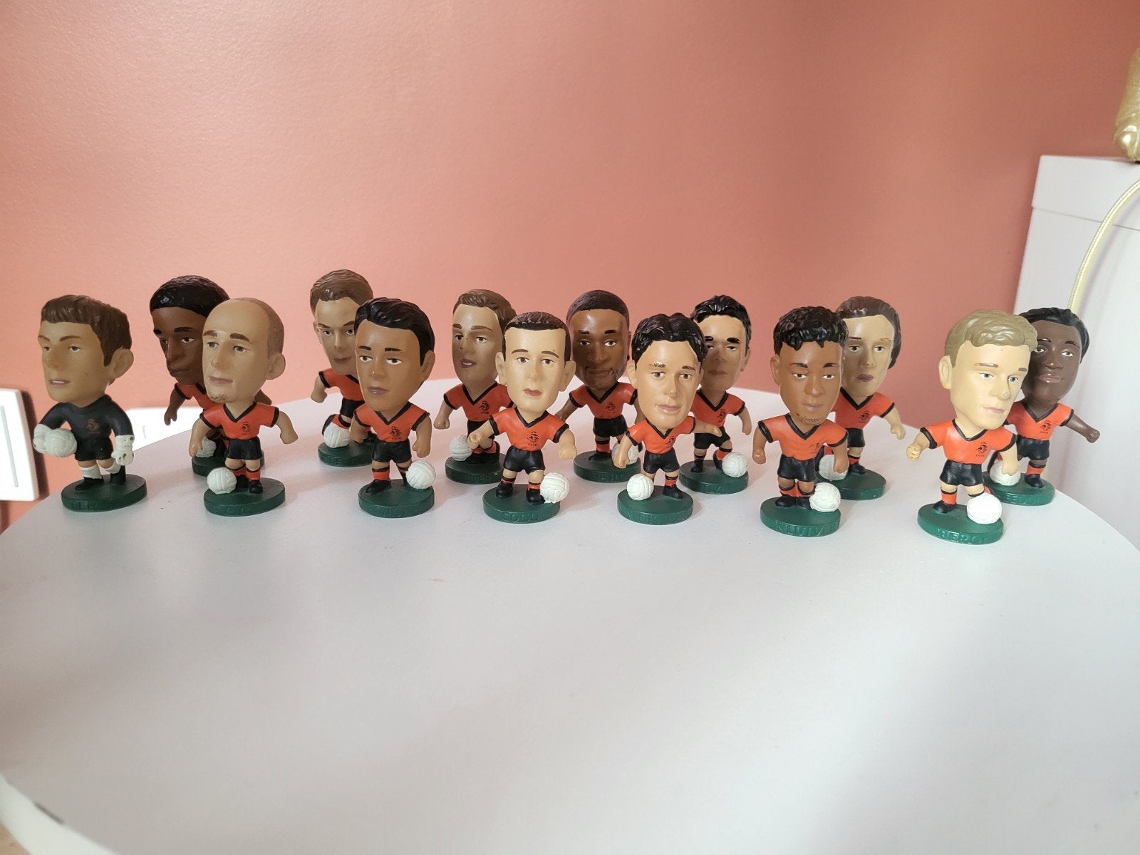 Corinthian Nederlands elftal voetbal poppetjes., Verzenden, Zo goed als nieuw, Popje