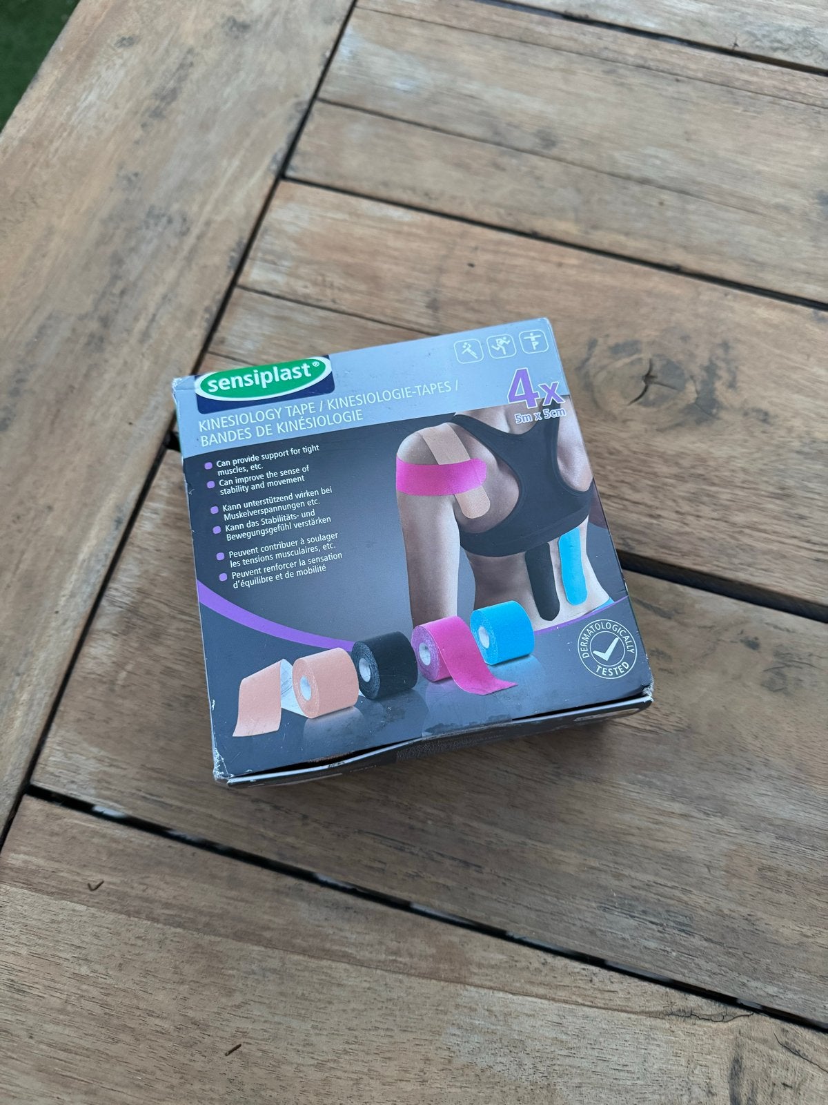 Sensiplast Kinesiologie Tape - 4 rollen, nieuw in doos, Ophalen, Nieuw