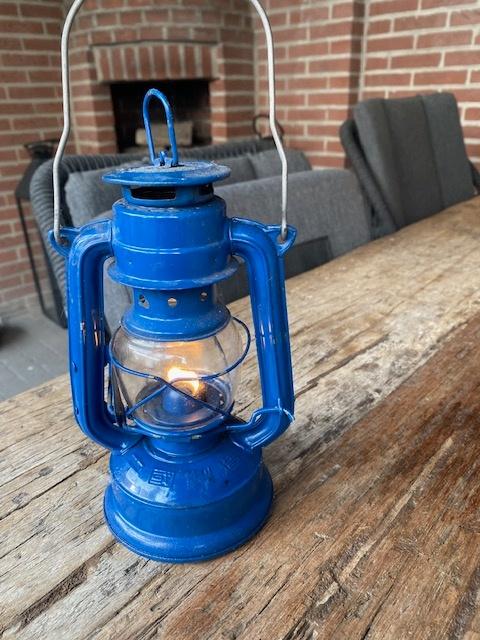 stormlamp  leuk voor in mancave, Antiek en Kunst, Antiek | Lampen, Ophalen of Verzenden