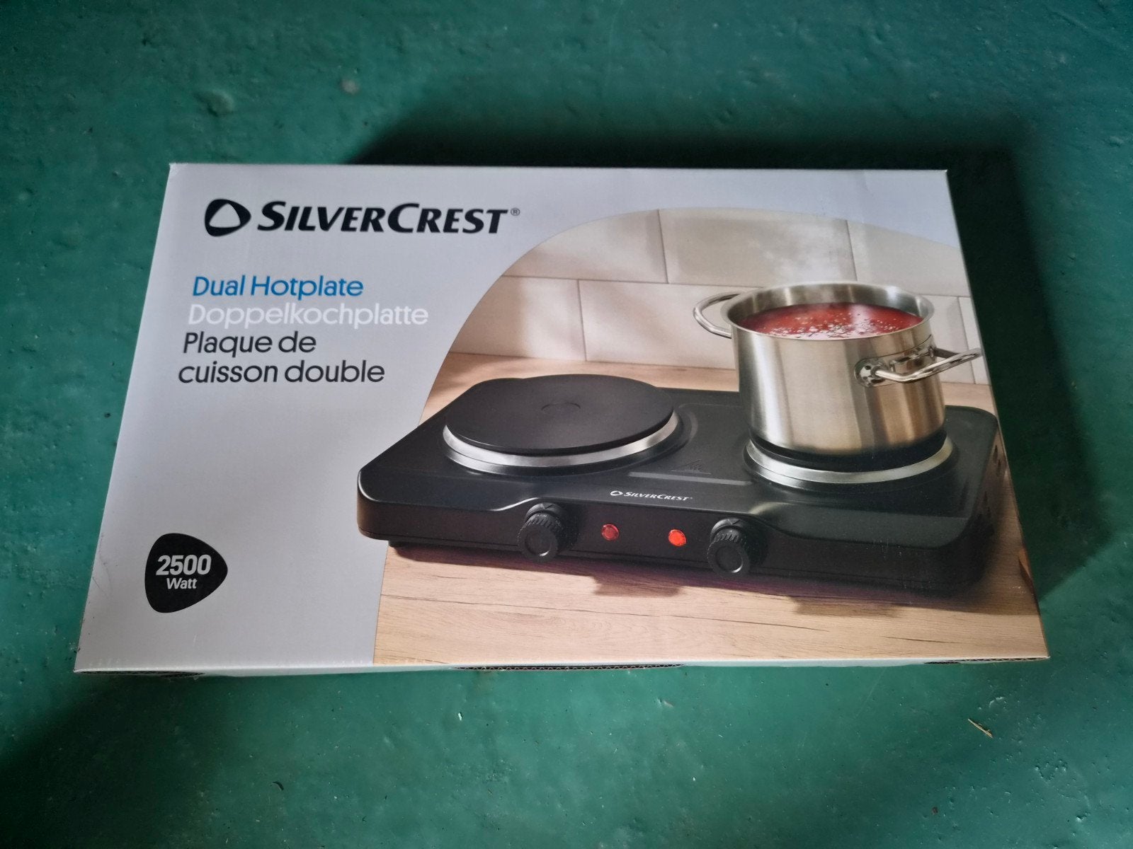 Silvercrest kookplaat vrijstaand, Witgoed en Apparatuur, 3 kookzones of minder, Ophalen of Verzenden, Zo goed als nieuw, Inductie
