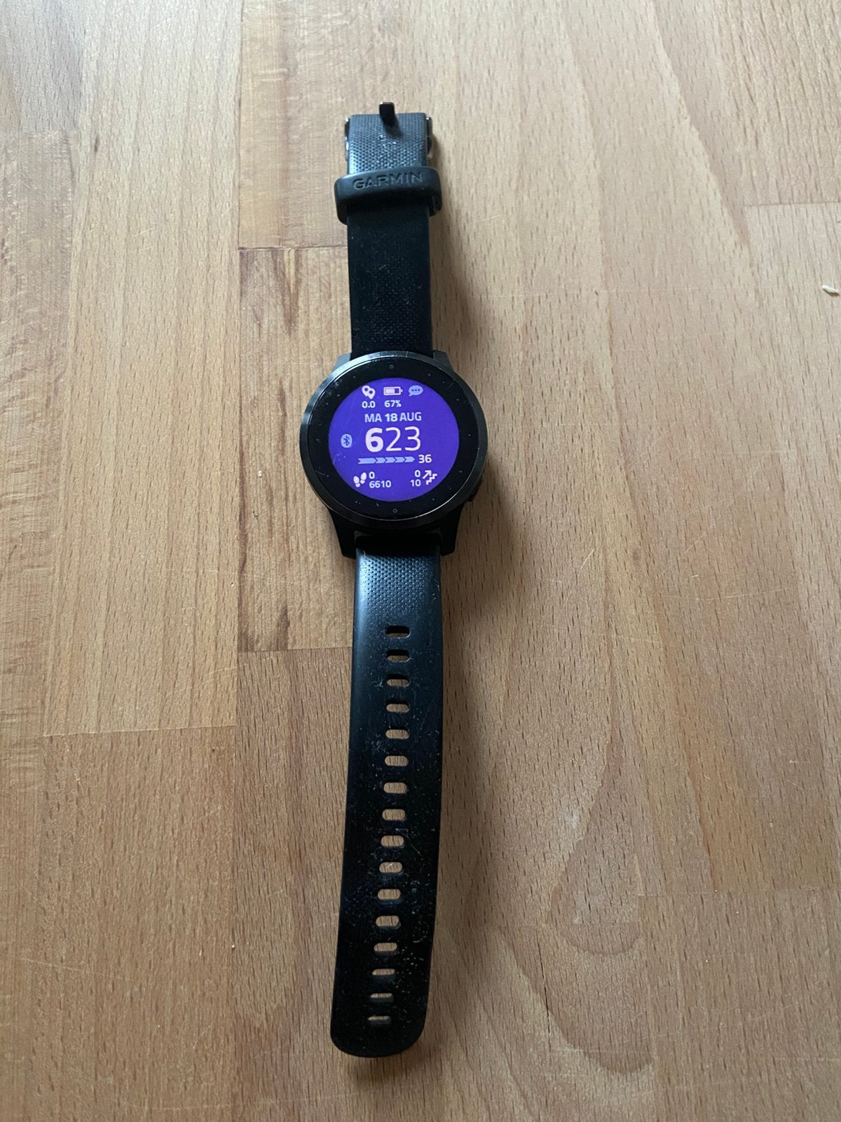 Garmin smartwatch Vivoactive 4s, Ophalen, Gebruikt, Zwart, Android
