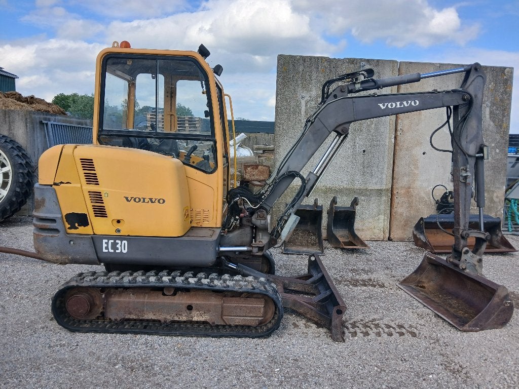 Volvo Minigraver Kraan, Ophalen, Graafmachine