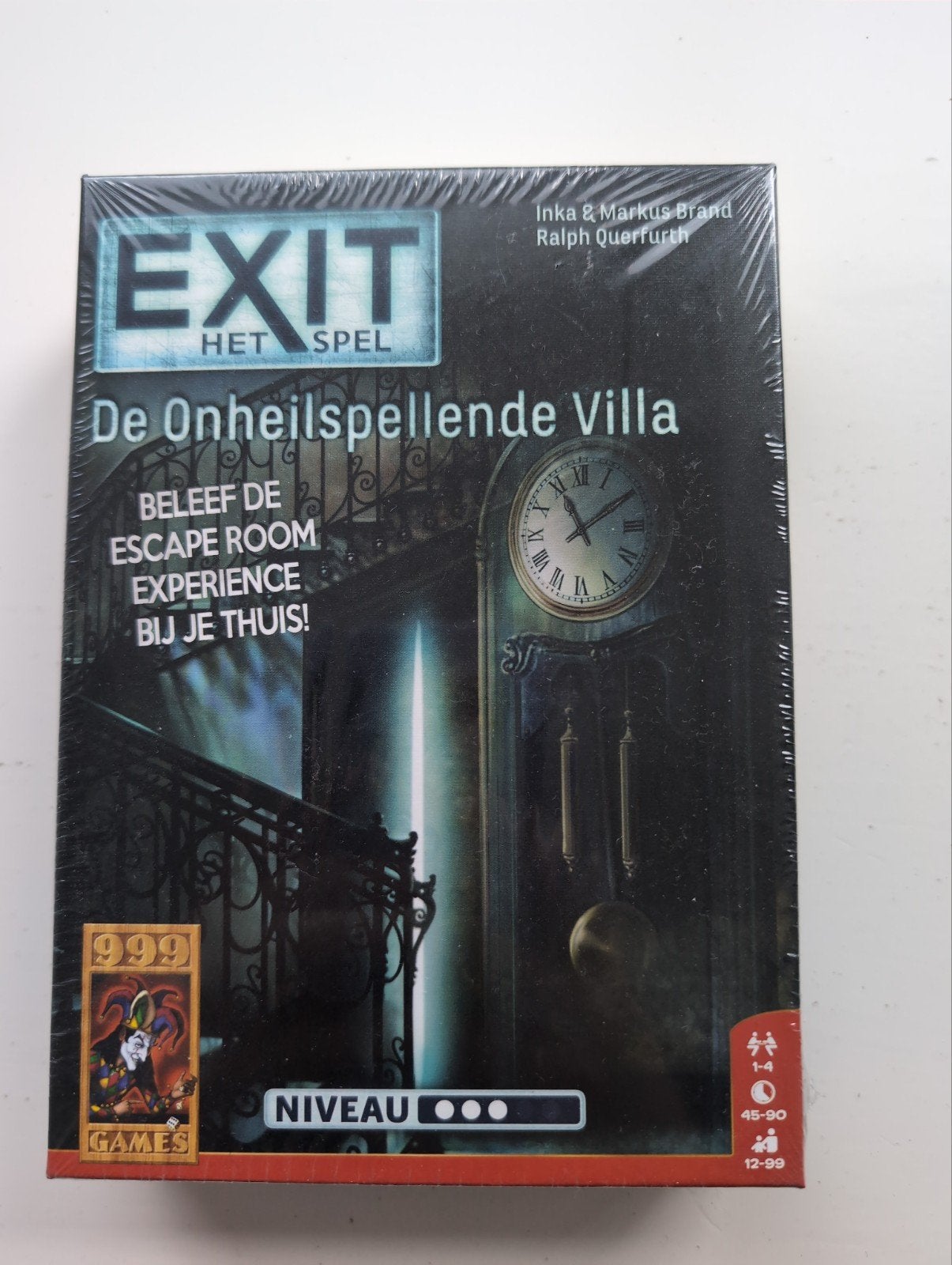 Exit - De onheilspellende villa - Escaperoom spel, Ophalen of Verzenden, Nieuw, 999games