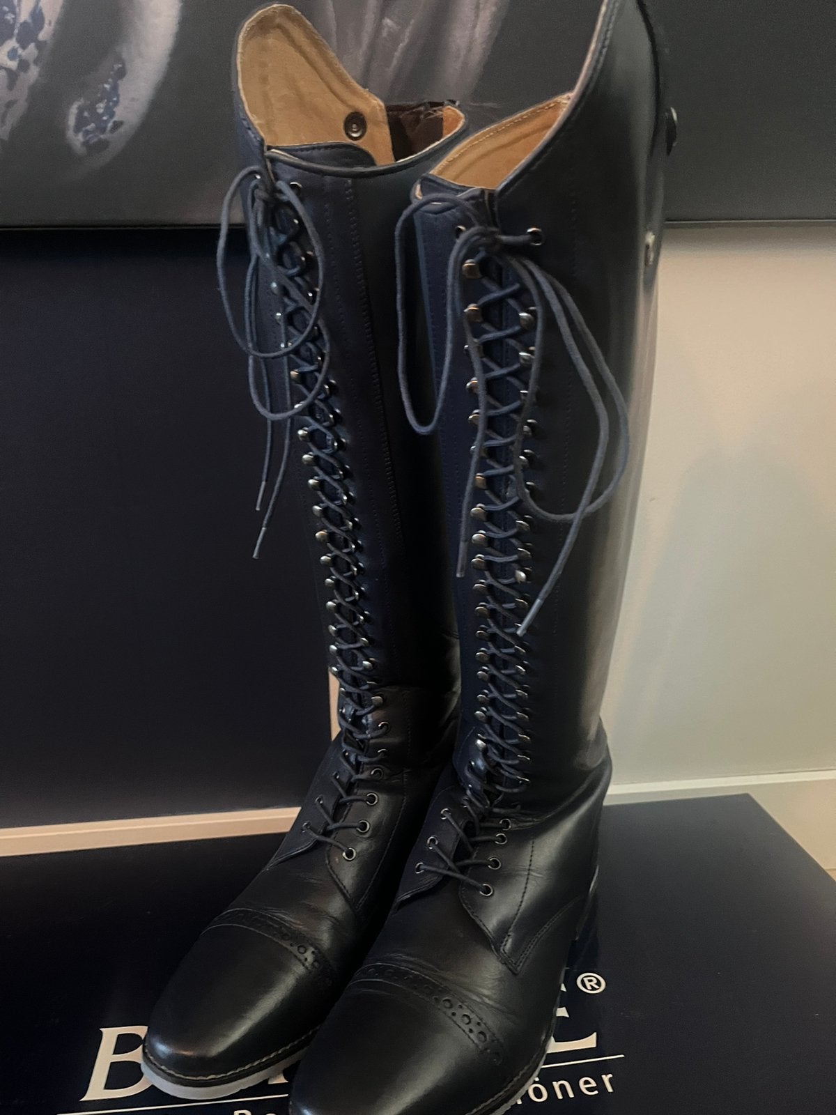 Busse Laval 41 NW donkerblauw, Ophalen, Zo goed als nieuw, Dressuur, Schoeisel