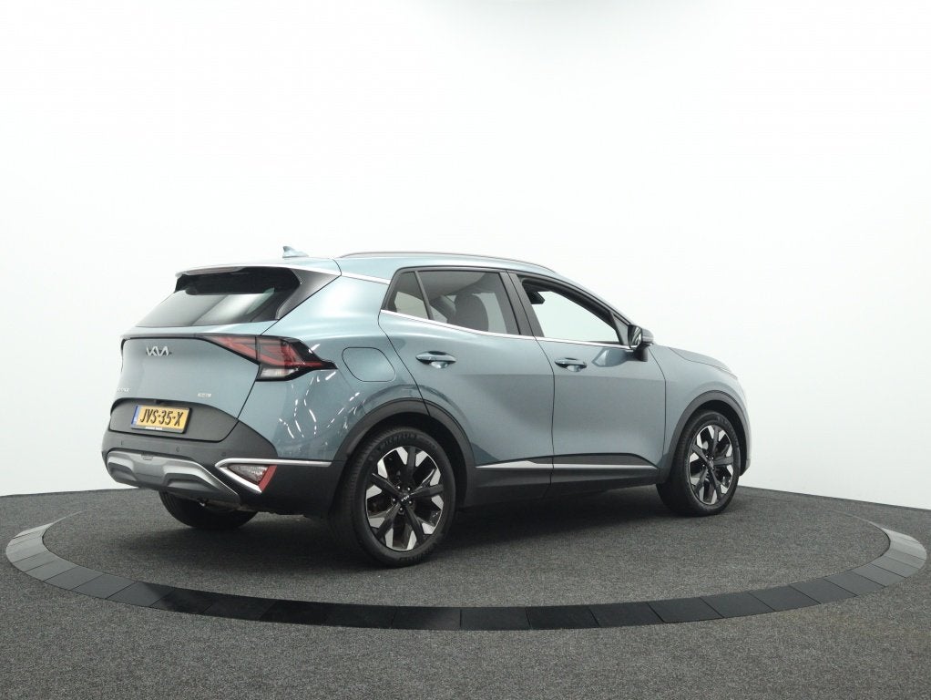 Kia Sportage 1.6 T-GDi PHEV Prestige AWD | Trekhaak | Naviga, Auto's, 4 cilinders, Blauw, Plug-in hybride, Bedrijf
