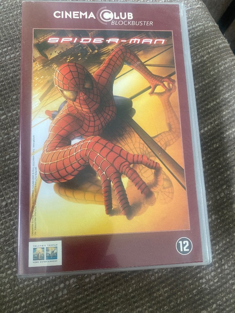 Spider-Man VHS - Cinema Club Blockbuster, Cd's en Dvd's, Nederlands ondertiteld, Engels, Ophalen of Verzenden, Zo goed als nieuw