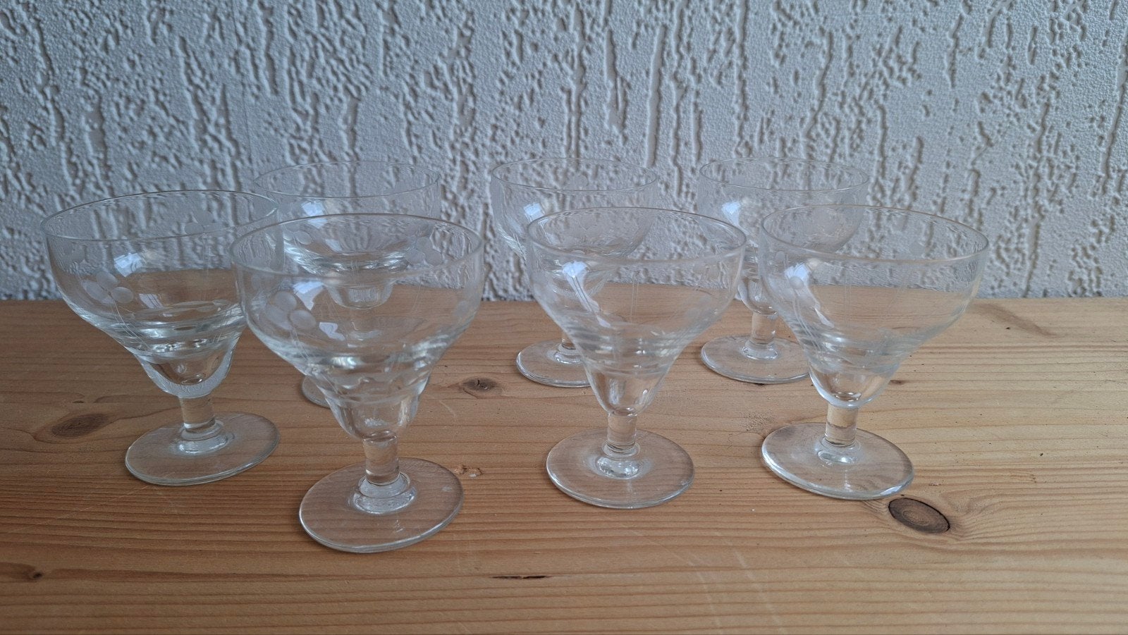 antiek/ vintage art deco  borrel- likeur glaasjes, Antiek en Kunst, Antiek | Glas en Kristal, Ophalen