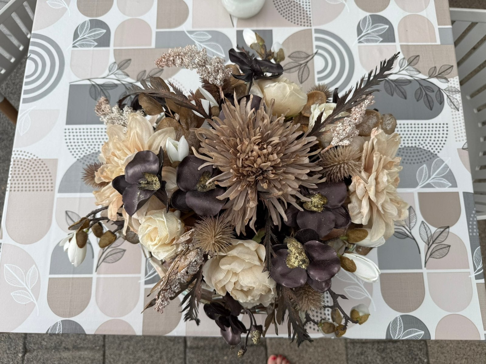 Eric Kuster vaas met bloemen, Huis en Inrichting, Ophalen, Zo goed als nieuw