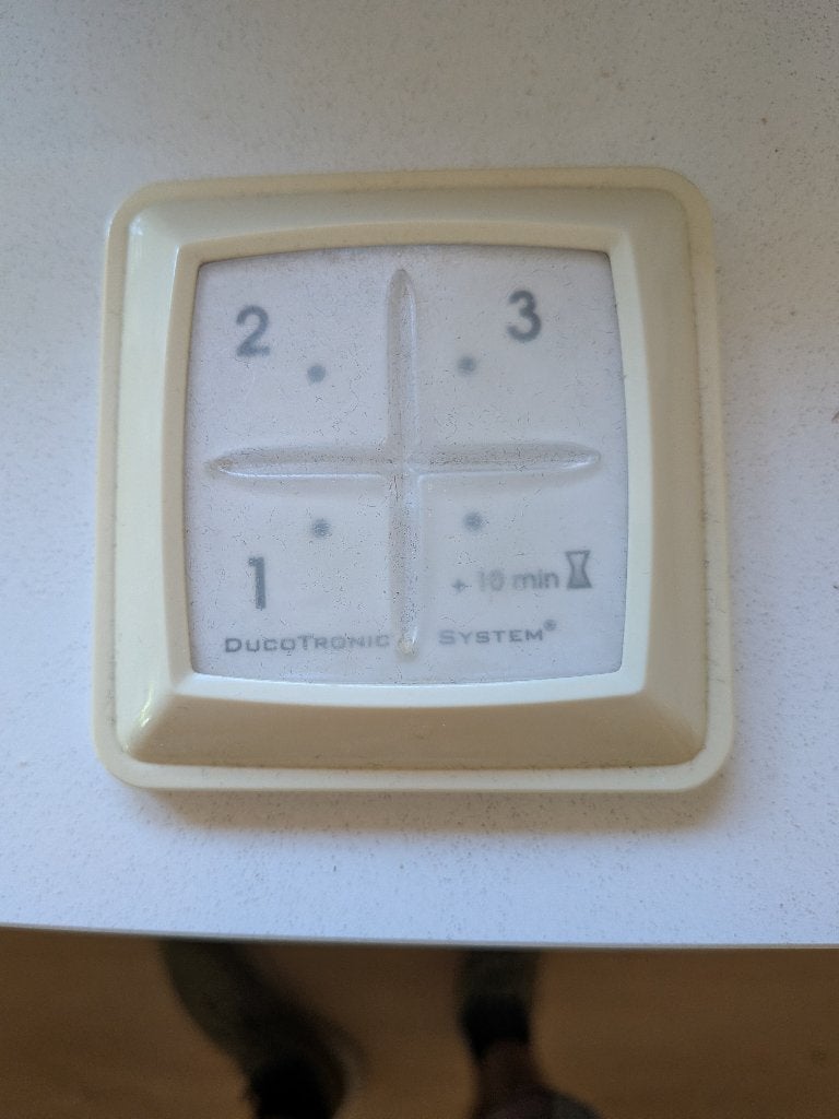 Duco Ventilatie Afstandsbediening - DucoTronic System, Ophalen of Verzenden, Gebruikt, Ventilator
