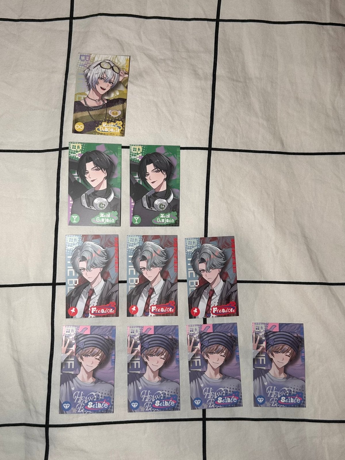 Nijisanji EN by the beat photocards freodore and seible, Ophalen of Verzenden, Nieuw, Foto of Kaart