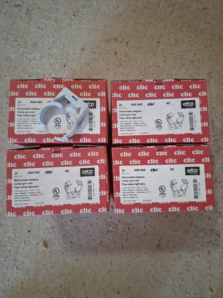 Clic beugels 40mm, Doe-het-zelf en Verbouw, Ophalen of Verzenden, Nieuw, Overige merken, Overige typen