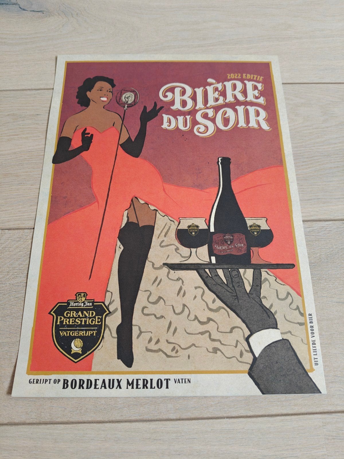 Hertog Jan Grand Prestige Biere du Soir posters (4 stuks), Ophalen, Rechthoekig Staand, Nieuw, A1 t/m A3