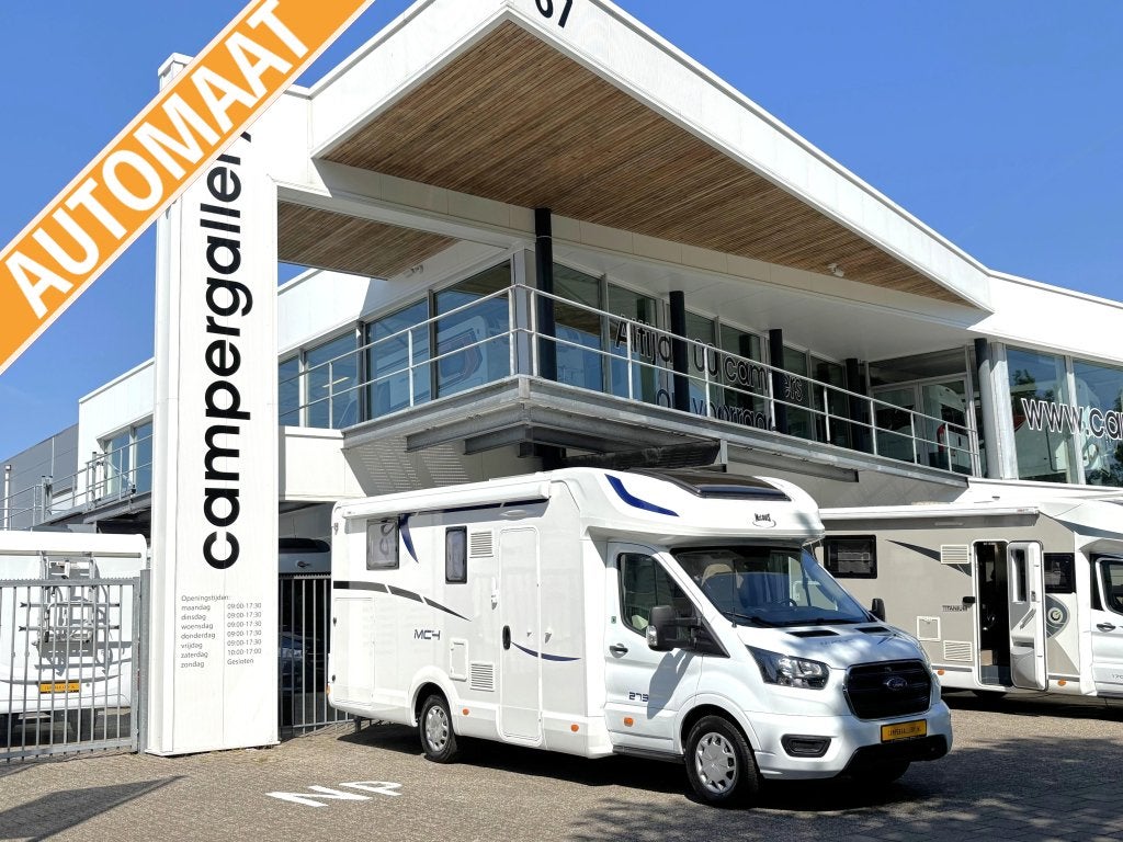 McLouis MC4 273 AUTOMAAT ENKELE BEDDEN + HEFBED LEDER 170PK, Caravans en Kamperen, Campers, Automaat, Ford, 7 tot 8 meter, Bedrijf