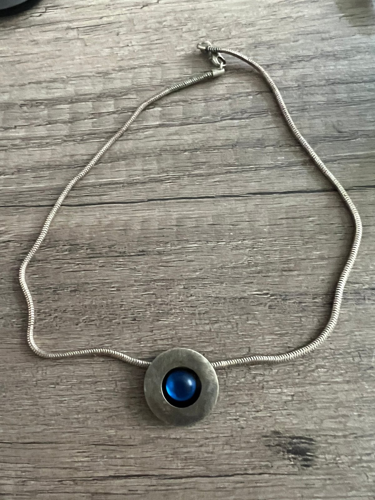 Mooie exclusieve halsketting, Ophalen of Verzenden, Zo goed als nieuw, Zilver, Overige materialen
