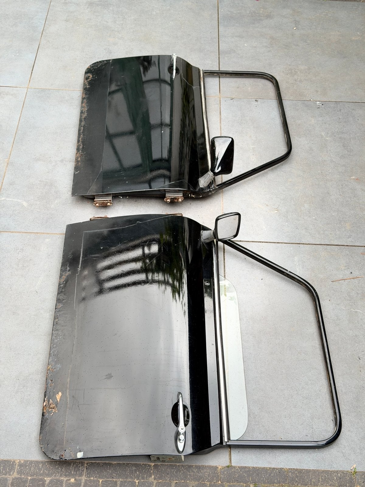 Classic mini Deuren zwart. L+R, Auto-onderdelen, Ophalen, Mini
