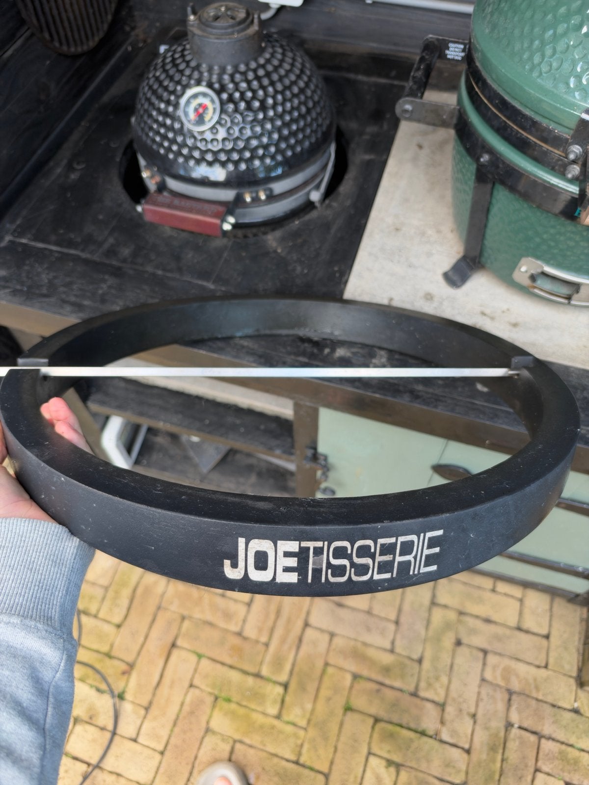 Kamado Joe Joetisserie, Rib-O-Lator & Skewer Set, Ophalen, Zo goed als nieuw